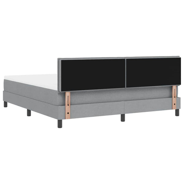 Boxspringbett Hellgrau 180x200 cm
