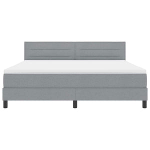 Boxspringbett Hellgrau 180x200 cm