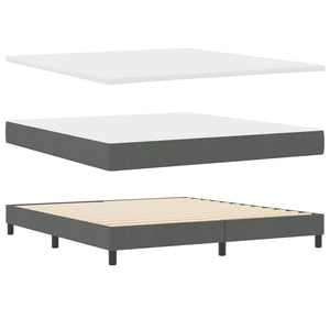 Boxspringbett Dunkelgrau 180x200 cm
