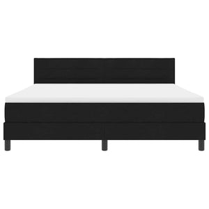 Boxspringbett Schwarz 180x200 cm mit Kopfteil