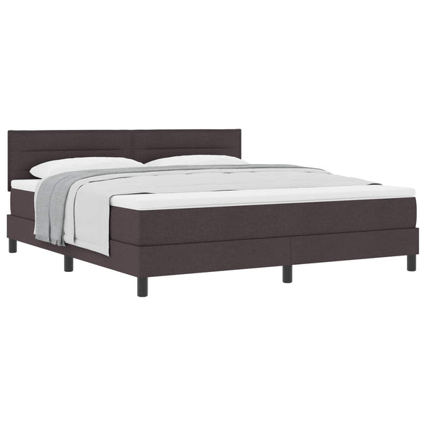 Boxspringbett Dunkelbraun 180x200 cm