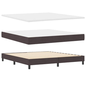 Boxspringbett Dunkelbraun 180x200 cm