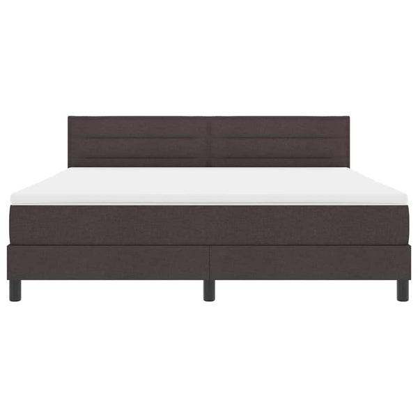Boxspringbett Dunkelbraun 180x200 cm