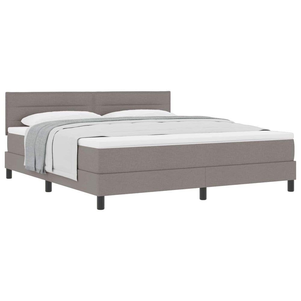 Boxspringbett Taupe 180x200 cm