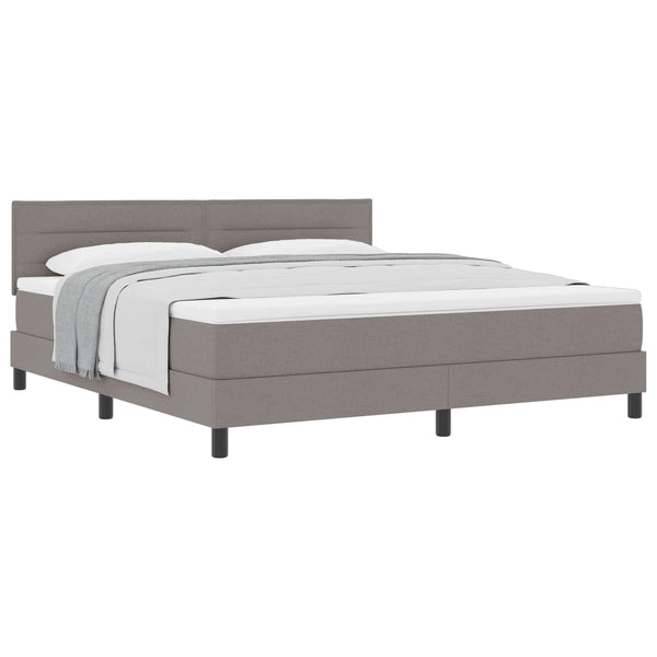 Boxspringbett Taupe 180x200 cm