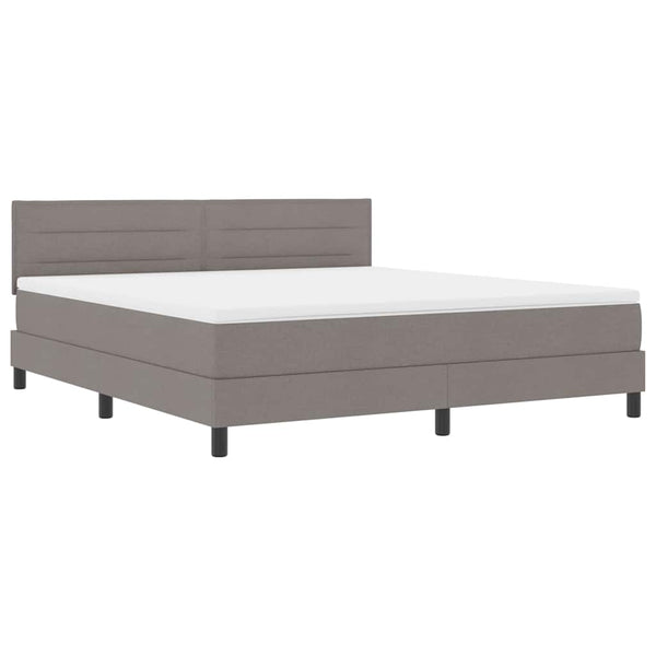 Boxspringbett Taupe 180x200 cm