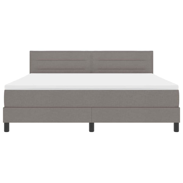 Boxspringbett Taupe 180x200 cm