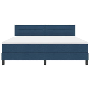 Boxspringbett Blau 180x200 cm mit Kopfteil