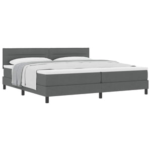 Boxspringbett Dunkelgrau 200x200 cm