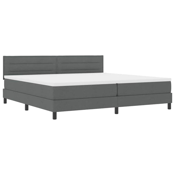 Boxspringbett Dunkelgrau 200x200 cm