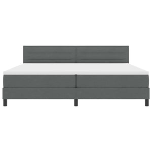 Boxspringbett Dunkelgrau 200x200 cm