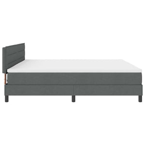 Boxspringbett Dunkelgrau 200x200 cm