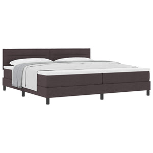 Boxspringbett Dunkelbraun 200x200 cm