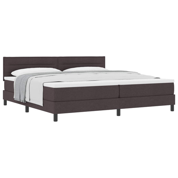 Boxspringbett Dunkelbraun 200x200 cm