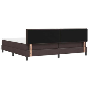 Boxspringbett Dunkelbraun 200x200 cm