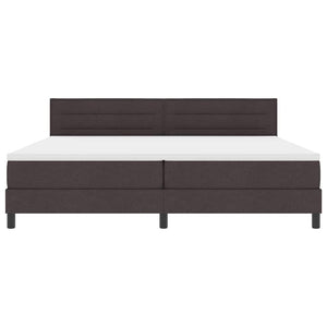 Boxspringbett Dunkelbraun 200x200 cm