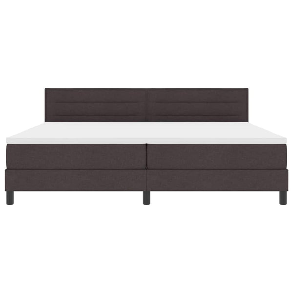 Boxspringbett Dunkelbraun 200x200 cm