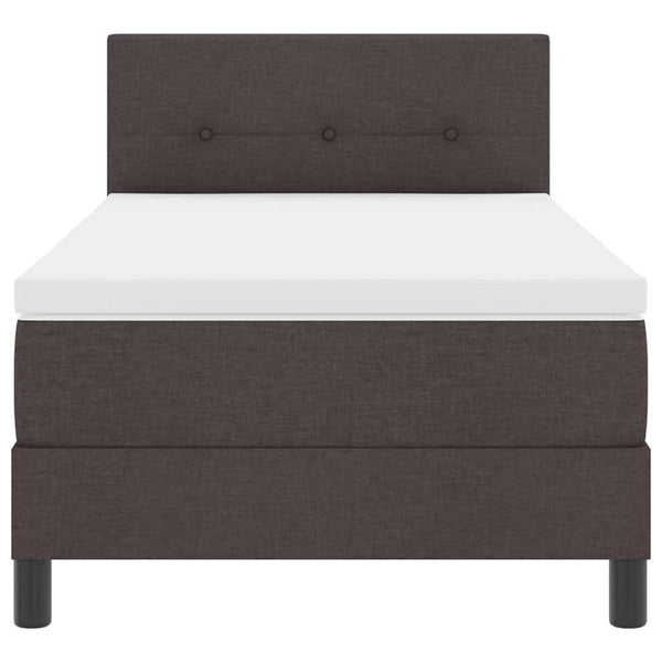Boxspringbett Dunkelbraun 100x200 cm