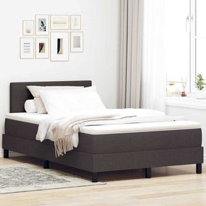 Boxspringbett Dunkelbraun 120x200 cm