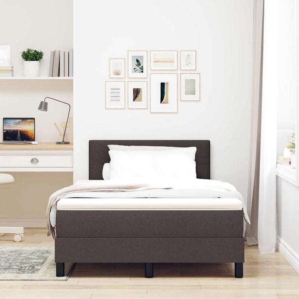 Boxspringbett Dunkelbraun 120x200 cm