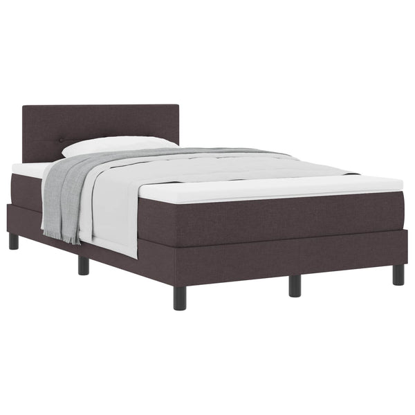 Boxspringbett Dunkelbraun 120x200 cm