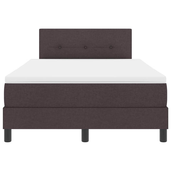 Boxspringbett Dunkelbraun 120x200 cm
