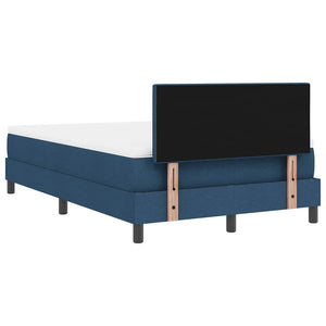 Boxspringbett Blau 120x200 cm mit Kopfteil