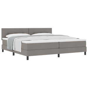 Boxspringbett Taupe 200x200 cm