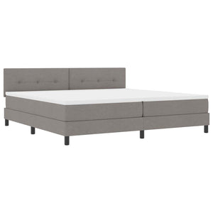 Boxspringbett Taupe 200x200 cm