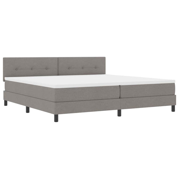 Boxspringbett Taupe 200x200 cm