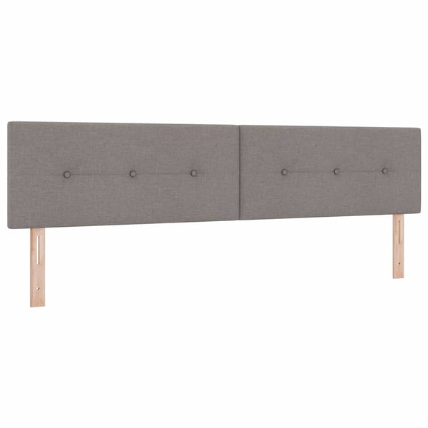 Boxspringbett Taupe 200x200 cm