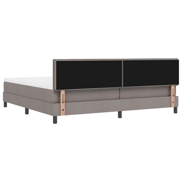 Boxspringbett Taupe 200x200 cm