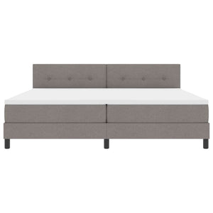 Boxspringbett Taupe 200x200 cm