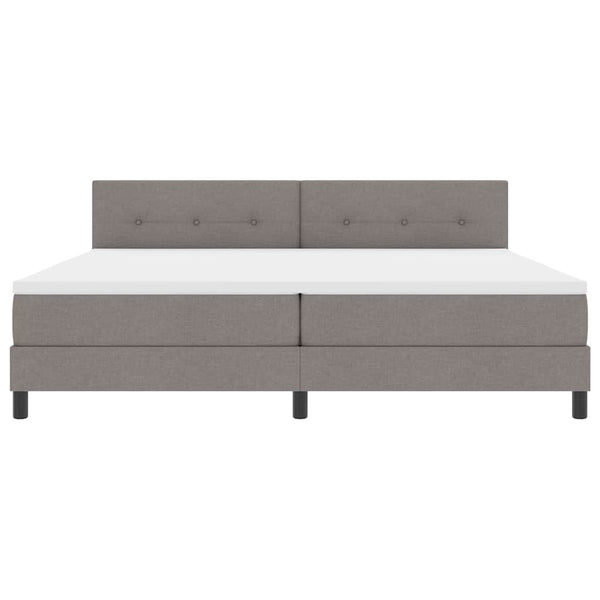 Boxspringbett Taupe 200x200 cm