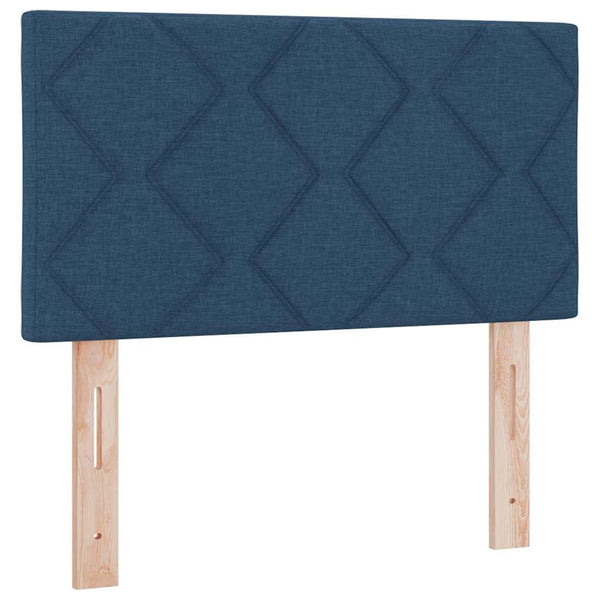 Boxspringbett Blau 80x200 cm mit Matratze