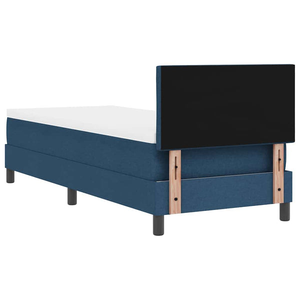 Boxspringbett Blau 80x200 cm mit Matratze