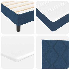 Boxspringbett Blau 90x190 cm mit Matratze