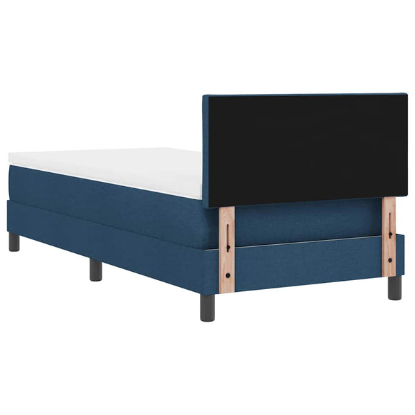 Boxspringbett Blau 90x190 cm mit Matratze