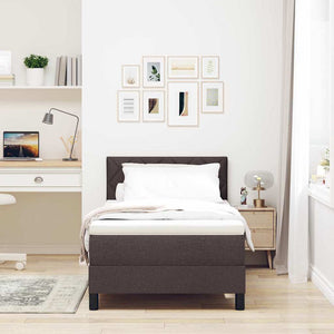 Boxspringbett Dunkelbraun 100x200 cm