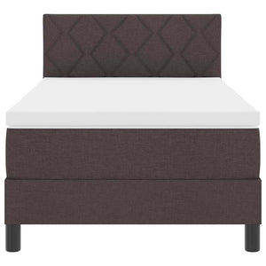 Boxspringbett Dunkelbraun 100x200 cm