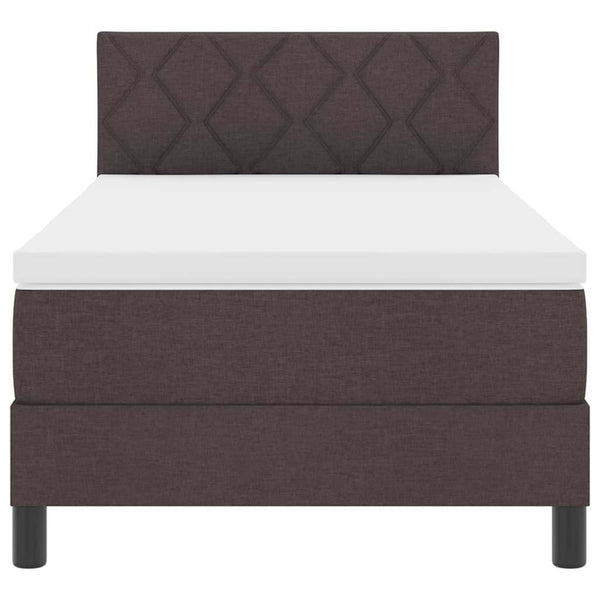 Boxspringbett Dunkelbraun 100x200 cm