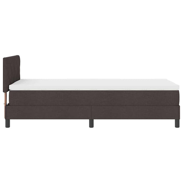 Boxspringbett Dunkelbraun 100x200 cm