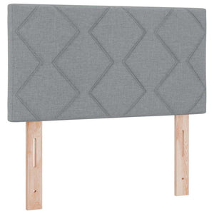 Boxspringbett Hellgrau 120x190 cm