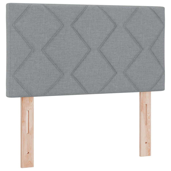 Boxspringbett Hellgrau 120x190 cm