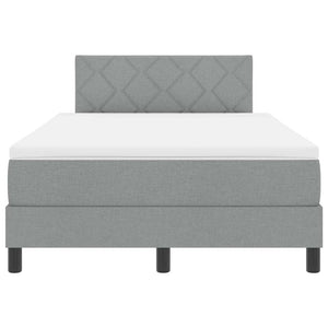 Boxspringbett Hellgrau 120x190 cm