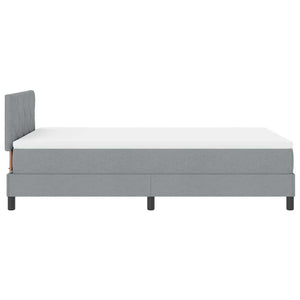 Boxspringbett Hellgrau 120x190 cm