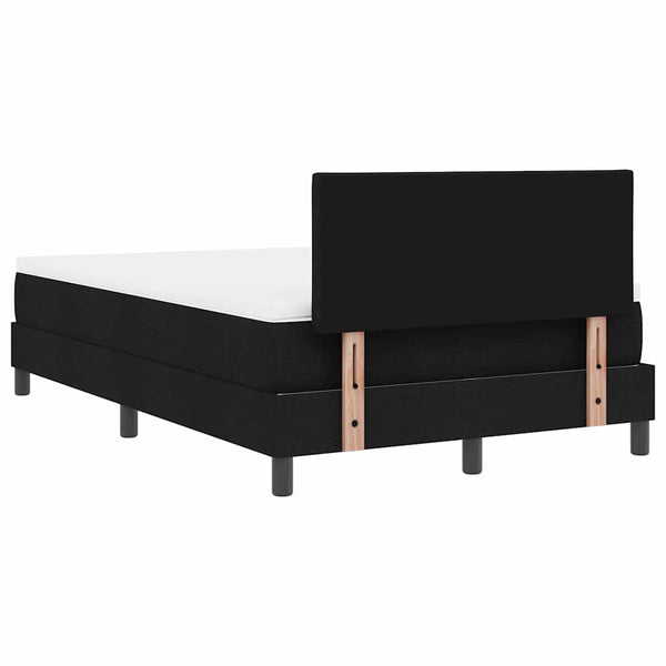 Boxspringbett Schwarz 120x200 cm mit Kissen