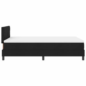 Boxspringbett Schwarz 120x200 cm mit Kissen