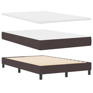 Boxspringbett Dunkelbraun 120x200 cm