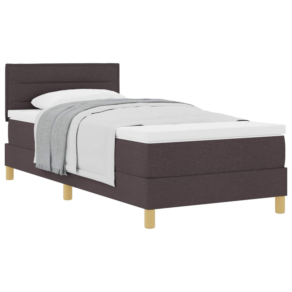 Boxspringbett Dunkelbraun 80x200 cm